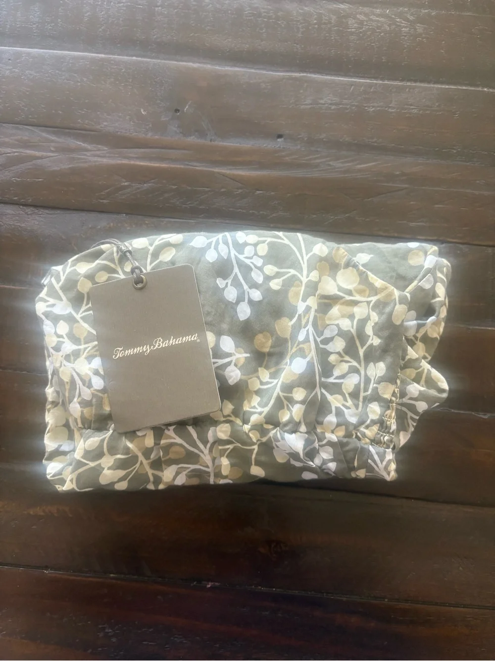 Tommy Bahama Women’s Silk Cotton Floral Smocked Tank Top Size S Resort Cami - Picture 11 of 11